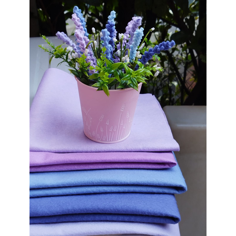 Pannolenci 1 mm  - KIT 5 colori Lavanda