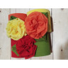 Kit 4mt di Nastrullami alt 10 cm toni caldi per rose