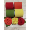 Kit 4mt di Nastrullami alt 10 cm toni caldi per rose