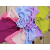 Kit 7 colori per rose arrotolate in tessuto strutturato per fiori