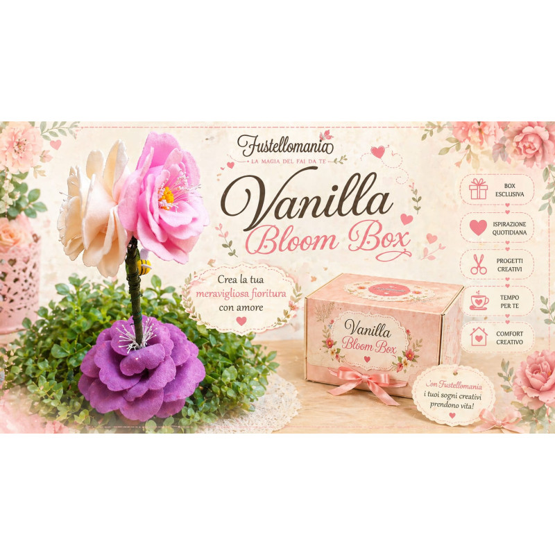 Box creativo Progetto Vanilla bloom