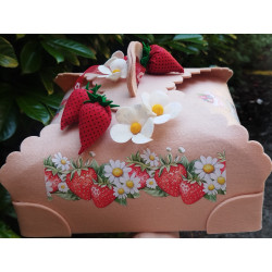 Kit porta dolci con fragole