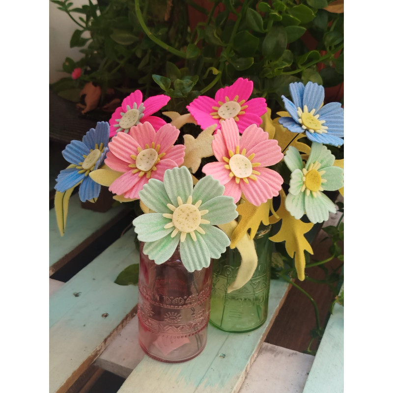 Fustella L Fiori di cosmos