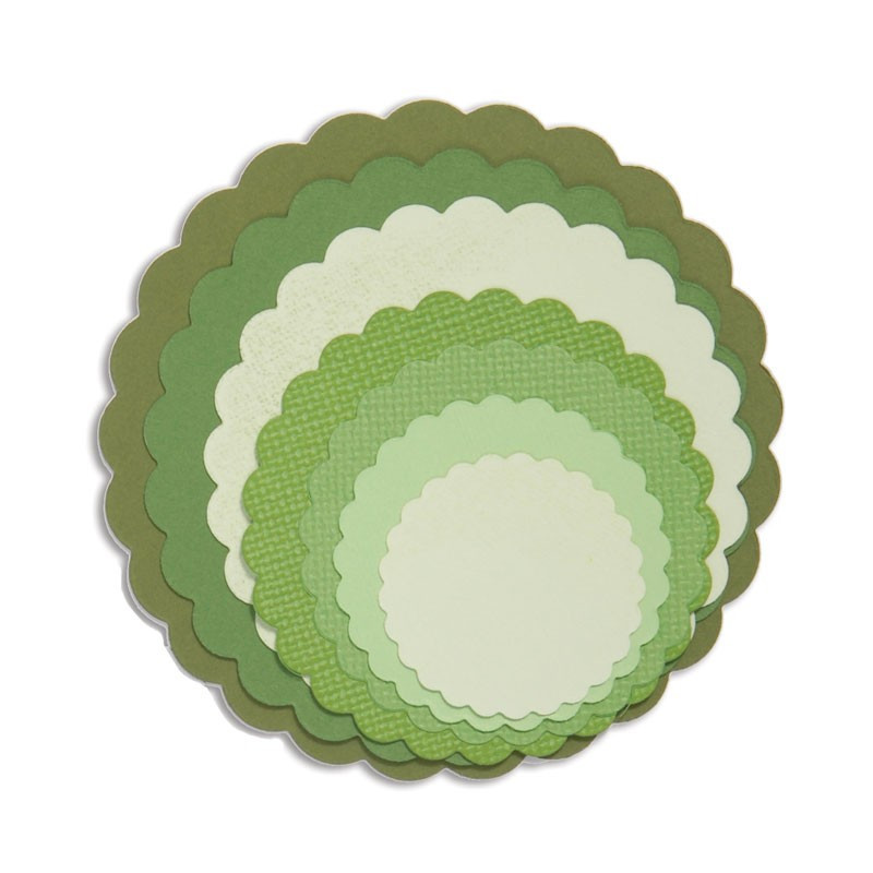 Sizzix 664890 Fustella Framelits Set 2 Pezzi - Barattoli Per Creazioni Shaker E Cardmaking