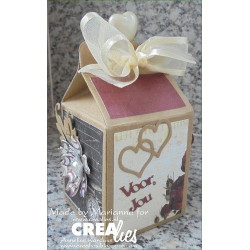 Fustella metallica Crealies Create a box Cartone del latte