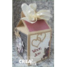 Fustella metallica Crealies Create a box Cartone del latte