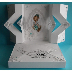 Fustella metallica Crealies Create a box Busta da lettera