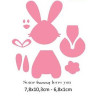 Fustella metallica Marianne Design Collectables Bunny
