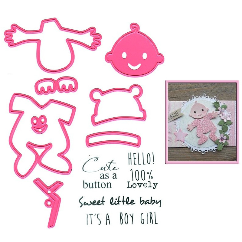 Fustella metallica Marianne Design Collectables Baby
