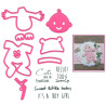 Fustella metallica Marianne Design Collectables Baby