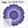 Fustella metallica Crealies Crea-nest-lies XXL Fiori smerlati
