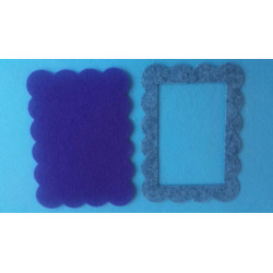 Fustella L Cornice con smerli