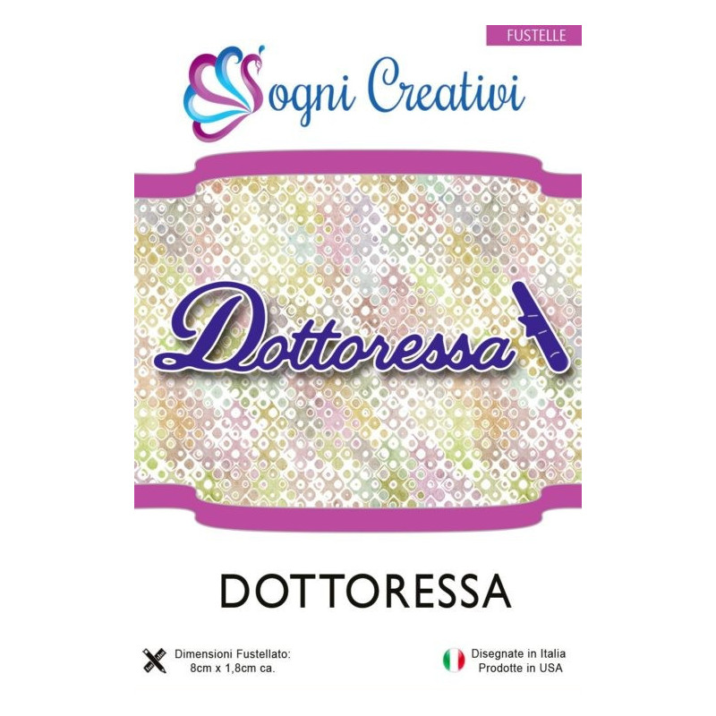 Fustella metallica sottile Dottoressa
