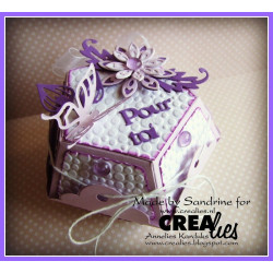 Fustella metallica Crealies Mini message 4
