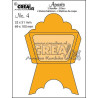Fustella metallica Crealies Mini message 4