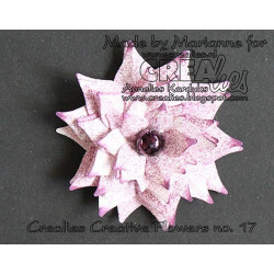 Fustella metallica Crealies Creative Flowers 17