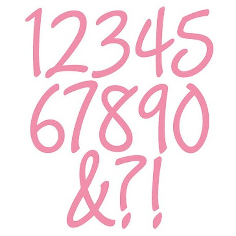 Fustella metallica Marianne Design Collectables Charming numbers