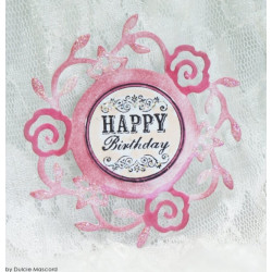 Fustella metallica Rose Circle