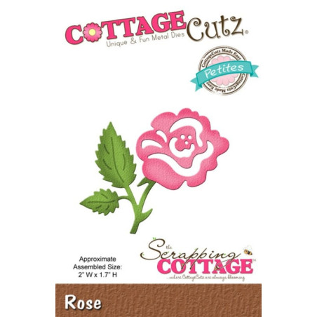 Fustella metallica Cottage Cutz Rose