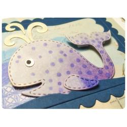 Fustella metallica Balena patchwork