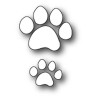 Fustella metallica PoppyStamps Kitty Paw Prints