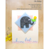 Fustella metallica PoppyStamps Stitched Elephant