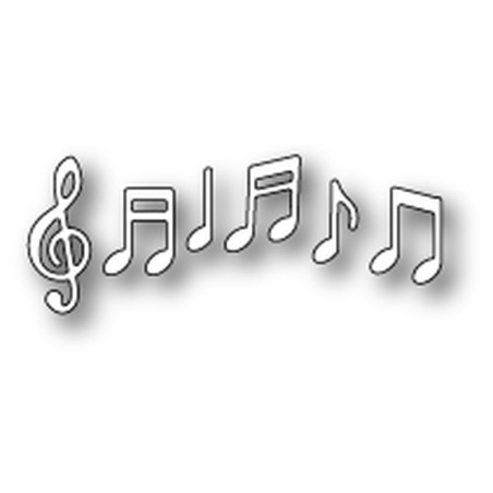 Fustella metallica PoppyStamps Melody Music