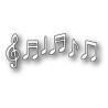 Fustella metallica PoppyStamps Melody Music