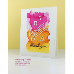 Fustella metallica PoppyStamps Melody Music