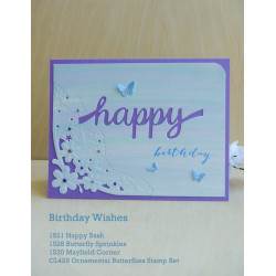 Fustella metallica PoppyStamps Butterfly Sprinkles