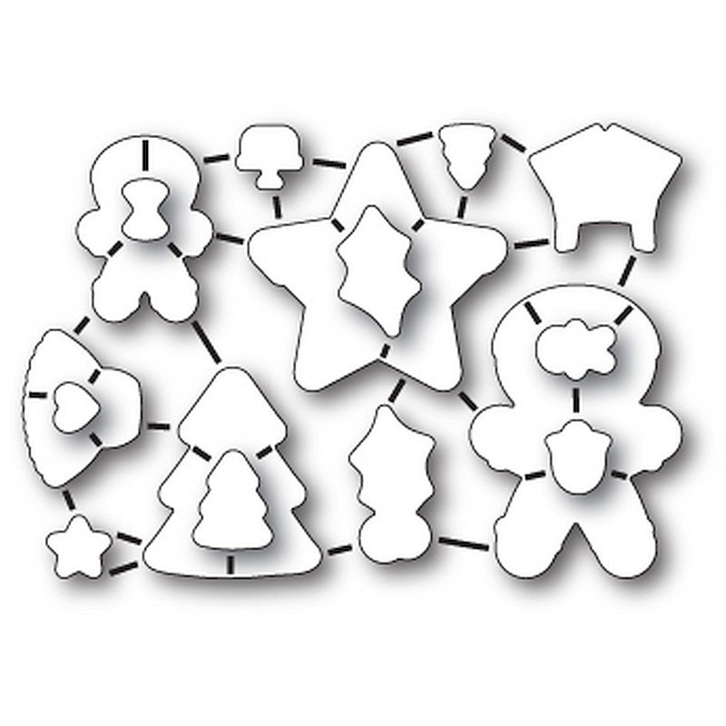 Fustella metallica Memory Box Frosted Christmas