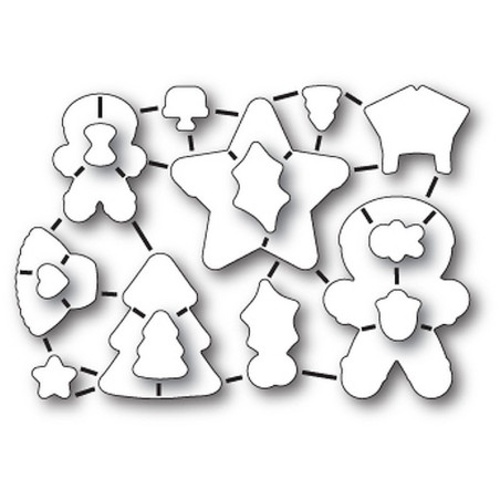 Fustella metallica Memory Box Frosted Christmas