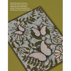 Fustella metallica Memory Box Cascadia Butterfly Trio