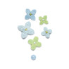 Fustella metallica Memory Box Plush Flower Buttons