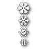 Fustella metallica PoppyStamps Frosty Snowflake Buttons