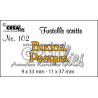 Fustella metallica Crealies Buona Pasqua