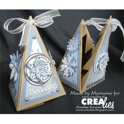 Fustella metallica Crealies Create a box 9