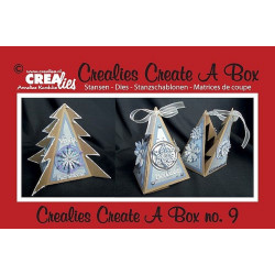 Fustella metallica Crealies Create a box 9