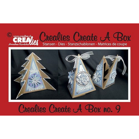 Fustella metallica Crealies Create a box 9