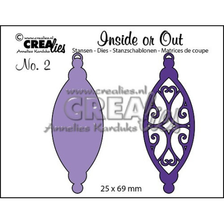 Fustella metallica Crealies Inside or Out 02