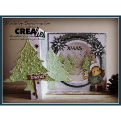 Fustella metallica Crealies Uno Albero Natale 40