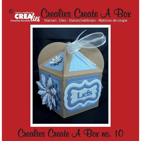 Fustella metallica Crealies Create a box 10