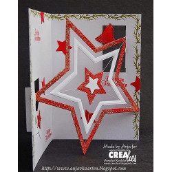 Fustella metallica Crealies Crea-nest-lies XXL Stelle