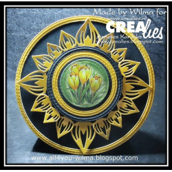 Fustella metallica Crealies Crea-nest-lies XXL Cerchi 21