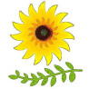 Fustella Sizzix PRO Picadilly Sunflower Girasole