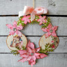 Fustella Sizzix BIGZ L Corona Wreath, Banner, Holly & Poinsettia
