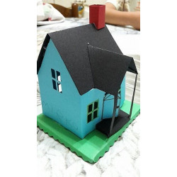 Fustella Sizzix BIGz XL Tim Holtz Residenza villaggio