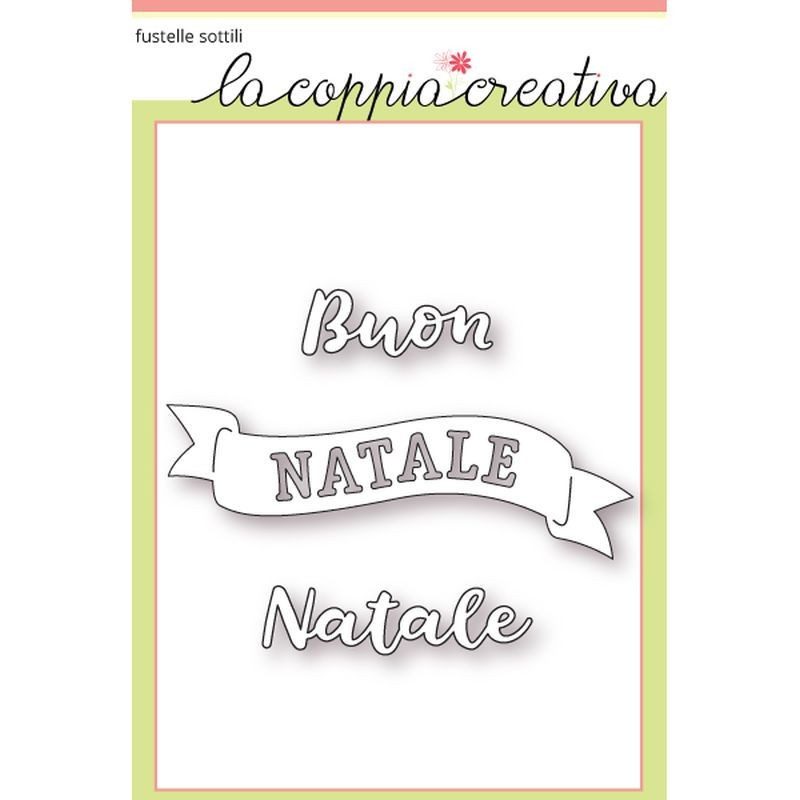 Fustella metallica Buon Natale banner