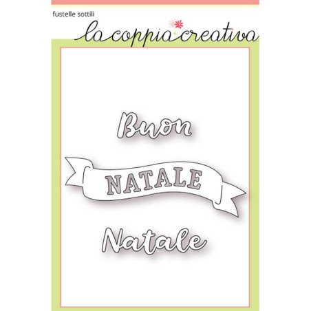 Fustella metallica Buon Natale banner