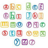 Fustella Sizzix Alphabars Alphaclips minuscolo